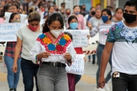 Jueves 20 de agosto del 2020. Tuxtla Gutiérrez. Normalistas marchan exigiendo justicia social en Chiapas