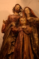 Lunes 4 de enero del 2016. Chiapa de Corzo. Rosel González Montoya, artesano de la comunidad de la ribera del Grijalva nos platica en entrevista de la visita que realizara al Papa Francisco en el Vaticano donde llevo la imagen de la Virgen María tallada e