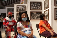 Miércoles 21 de octubre del 2020. Tuxtla Gutiérrez. Durante la inauguración Mujeres Zoques en la Presidencia Municipal de la ciudad.