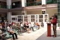 Miércoles 21 de octubre del 2020. Tuxtla Gutiérrez. Durante la inauguración Mujeres Zoques en la Presidencia Municipal de la ciudad.