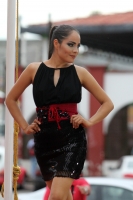 Sábado 29 de julio del 2017. Chiapa de Corzo. Raíces es la muestra de diseño artesanal presentada por Maika Moda durante la actividades de La Expo Ámbar 2017 que se realiza durante esta semana en esta colonial ciudad de la ribera del rio Grijalva.