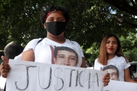Viernes 21 de agosto del 2020. Tuxtla Gutiérrez. Familiares y amigos del joven asesinado hace unas semanas en el oriente de la ciudad marchan esta mañana para pedir la intervención de las autoridades