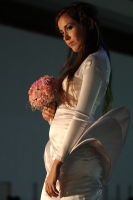 Jueves 11 de agosto. Las modelos chiapanecas participan durante la  pasarela de graduación de la Escuela de Diseño de Modas Maniquí presentó esta noche. Los trabajos de los 15 diseñadores que obtienen el titulo de esta licenciatura fueron presentados de m