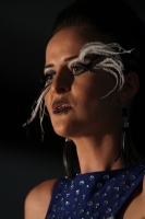 Jueves 11 de agosto. Las modelos chiapanecas participan durante la  pasarela de graduación de la Escuela de Diseño de Modas Maniquí presentó esta noche. El trabajo de los 15 diseñadores que obtienen el titulo de esta licenciatura fueron presentados de man