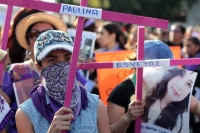 Domingo 8 de marzo del 2020. Tuxtla Gutiérrez. Durante la marcha del Día Internacional de la Mujer #8M