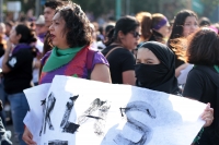 Domingo 8 de marzo del 2020. Tuxtla Gutiérrez. Durante la marcha del Día Internacional de la Mujer #8M