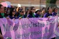 Domingo 8 de marzo del 2020. Tuxtla Gutiérrez. Durante la marcha del Día Internacional de la Mujer #8M