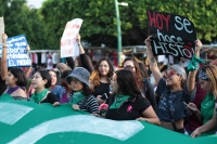 Domingo 8 de marzo del 2020. Tuxtla Gutiérrez. Durante la marcha del Día Internacional de la Mujer #8M