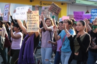 Domingo 8 de marzo del 2020. Tuxtla Gutiérrez. Durante la marcha del Día Internacional de la Mujer #8M