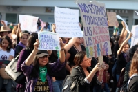 Domingo 8 de marzo del 2020. Tuxtla Gutiérrez. Durante la marcha del Día Internacional de la Mujer #8M