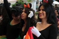 Viernes 22 de junio dl 2018. Tuxtla Gutiérrez. La marcha del Orgullo y la Dignidad de la Comunidad LGBTTTIQ en Chiapas se lleva realiza esta tarde en la avenida central de la capital de este estado del sureste de México.
