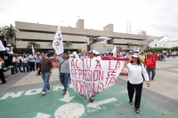 Sábado 10 de junio del 2017. Tuxtla Gutiérrez. En protesta para exigir el respeto a la cadena de cambios en el sistema educativo en Chiapas y recordando la matanza del día de las mulas conocido como El Halconazo de 1971.