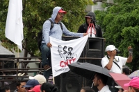 Sábado 10 de junio del 2017. Tuxtla Gutiérrez. En protesta para exigir el respeto a la cadena de cambios en el sistema educativo en Chiapas y recordando la matanza del día de las mulas conocido como El Halconazo de 1971.