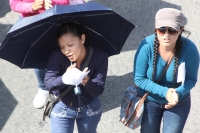 Martes 20 de noviembre del 2013. Tuxtla Gutiérrez.  Durante la manifestación en conmemorativa del día de la revolución, el movimiento magisterial realiza una marcha desde el crucero de La Pochota, con la singularidad que los contingentes juveniles protago