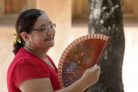 Domingo 9 de julio del 2017. Chiapa de Corzo. La marimba Niluyarilo ejecuta varios temas musicales durante la verbena en el Patio del Huanacastle en el Ex convento Santo Domingo.