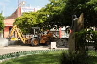 20230725. Tuxtla. Inician la remodelaciÃ³n del Parque de la Marimba.