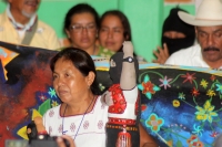 Domingo 28 de mayo del 2017. San Cristóbal de las Casas. Marichui Patricio representa al Concejo de Gobierno Indígena como vocera y es elegida en la asamblea para representar al Congreso Nacional Indígena y al EZLN en las próximas elecciones a la presiden