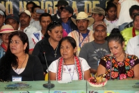 Domingo 28 de mayo del 2017. San Cristóbal de las Casas. Marichui Patricio representa al Concejo de Gobierno Indígena como vocera y es elegida en la asamblea para representar al Congreso Nacional Indígena y al EZLN en las próximas elecciones a la presiden