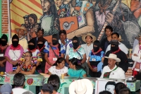 Domingo 28 de mayo del 2017. San Cristóbal de las Casas. Marichui Patricio representa al Concejo de Gobierno Indígena como vocera y es elegida en la asamblea para representar al Congreso Nacional Indígena y al EZLN en las próximas elecciones a la presiden