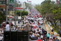 20210513. Tuxtla G. Inicia la marcha magisterial al inicio del 14 Congreso de la CNTE