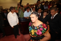 Jueves 25 de agosto. Beatriz Paredes recibe la medalla Rosario Castellanos 2011.