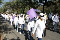 20210205. Tuxtla G. Los estudiantes de medicina logran esta tarde los primeros acuerdos para la revisión de las estancias de pasantes en las comunidades de Chiapas