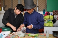 Viernes 20 de julio del 2018. Tuxtla Gutiérrez. Los locatarios del mercado público Albania Baja organizan una comida y actividades culturales para celebrar este medio dí­a la fiesta del mercado popular  en el oriente de la ciudad