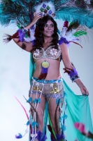Sábado 24 de febrero del 2018. Tuxtla Gutiérrez. Las bellezas mexicanas se presentan durante el Concurso Mesoamericano 2018 que se lleva a cabo esta noche en la capital del estado de Chiapas.