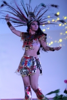 Sábado 24 de febrero del 2018. Tuxtla Gutiérrez. Las bellezas mexicanas se presentan durante el Concurso Mesoamericano 2018 que se lleva a cabo esta noche en la capital del estado de Chiapas.
