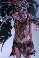 Sábado 24 de febrero del 2018. Tuxtla Gutiérrez. Las bellezas mexicanas se presentan durante el Concurso Mesoamericano 2018 que se lleva a cabo esta noche en la capital del estado de Chiapas.