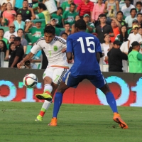 Sábado 30 de mayo del 2015. Tuxtla Gutiérrez. Aspecto del partido amistoso entre la selección nacional de México y Guatemala.