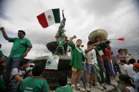 Tuxtla vive el partido de fut-bol entre México y Francia