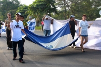 Lunes 2 de enero.  Inicia la caminata en contra de la explotación de migrantes.