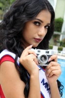 Sábado 2 de septiembre del 2017. Tuxtla Gutiérrez. Las representantes del Concurso de Belleza Miss México Chiapas 2017 se presentan esta mañana en conocido hotel del poniente de la capital de este estado del sureste mexicano.