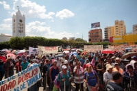 Lunes 26 de febrero del 2018. Tuxtla Gutiérrez. Militantes del MOCRI-EZ marchan nuevamente en las calles de la ciudad