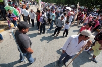 Martes 10 de abril del 2018.tuxtla Gutiérrez. Esta mañana la organización Mocri EZ marcha esta mañana durante el aniversario luctuoso del General Zapata sumándose a las manifestaciones del movimiento nacional del magisterio.