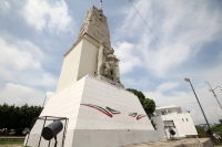 Jueves 31 de agosto del 2017. Tuxtla Gutiérrez. El monumento a la bandera o a la Madre es obra del afamado escultor Juan F. Olaguibe quien es autor de la Diana la Cazadora, la Fuente de Petróleos, El Monumento al Pí­pila entre otras obras monumentales e