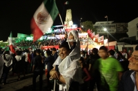 Jueves 15 de septiembre del 2016. Tuxtla Gutiérrez. La verbena popular del aniversario conmemorativo de la vida independiente de México en el Parque Morelos-Bicentenario