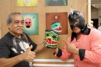 Jueves 19 de septiembre del 2019. Tuxtla Gutiérrez. La familia luchistica en Chiapas se reúne en el Festival de Lucha Libre en la librería José Emilio Pacheco