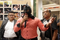 Jueves 19 de septiembre del 2019. Tuxtla Gutiérrez. La familia luchistica en Chiapas se reúne en el Festival de Lucha Libre en la librería José Emilio Pacheco