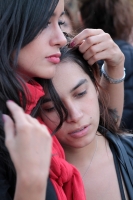 Miércoles 17 de enero del 2018. Tuxtla Gutiérrez. La muerte de la joven Gloria Castellanos Balcazar hace unos dí­as agrupa esta tarde a las familias tuxtlecas quienes marchan por la Avenida Central de la capital del estado de Chiapas.