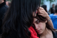 Miércoles 17 de enero del 2018. Tuxtla Gutiérrez. La muerte de la joven Gloria Castellanos Balcazar hace unos dí­as agrupa esta tarde a las familias tuxtlecas quienes marchan por la Avenida Central de la capital del estado de Chiapas.