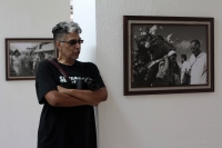 Lunes 2 de marzo del 2020. Tuxtla Gutiérrez. Antes de la inauguración de fotografías Mujeres de René Arauxo. Esta tarde en el Centro Cultural Luis Alaminos Guerrero.