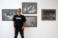 Lunes 2 de marzo del 2020. Tuxtla Gutiérrez. Antes de la inauguración de fotografías Mujeres de René Arauxo. Esta tarde en el Centro Cultural Luis Alaminos Guerrero.