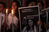 Jueves 12 de diciembre del 2019. Tuxtla Gutiérrez. Familiares, amigos y organizaciones feministas de Yucenia claman justicia esta tarde en la Fiscalía General de Justicia de Chiapas