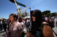 Jueves 8 de marzo del 2012. Marchan organizaciones sociales por el Día Internacional de la Mujer.