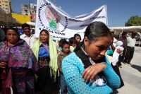 Jueves 8 de marzo del 2012. Mujeres de los altos marchan para exigir la liberación de los presos de la OPEZ-ONPP.