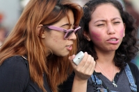 Miércoles 19 de octubre del 2016. Tuxtla Gutiérrez. Grupos feministas se manifiestan esta tarde dentro de las actividades del Paro Nacional de Mujeres buscando justicia para las víctimas de transfeminicidios y feminicidios en México