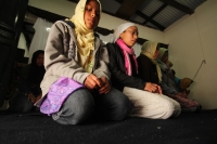 Lunes 6 de julio del 2015. San Cristóbal de las Casas. La comunidad Islámica Ahmadia de la Mezquita Baitul Atta, conformada con familias indígenas de los altos de Chiapas, celebran la tercera semana del Ramadán en la humilde construcción de la zona norte 