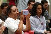 Miércoles 23 de octubre del 2019. Tuxtla Gutiérrez. Durante el Conversatorio para el reconocimiento de la identidad de género como un derecho humano, este medio día en el Congreso de Chiapas